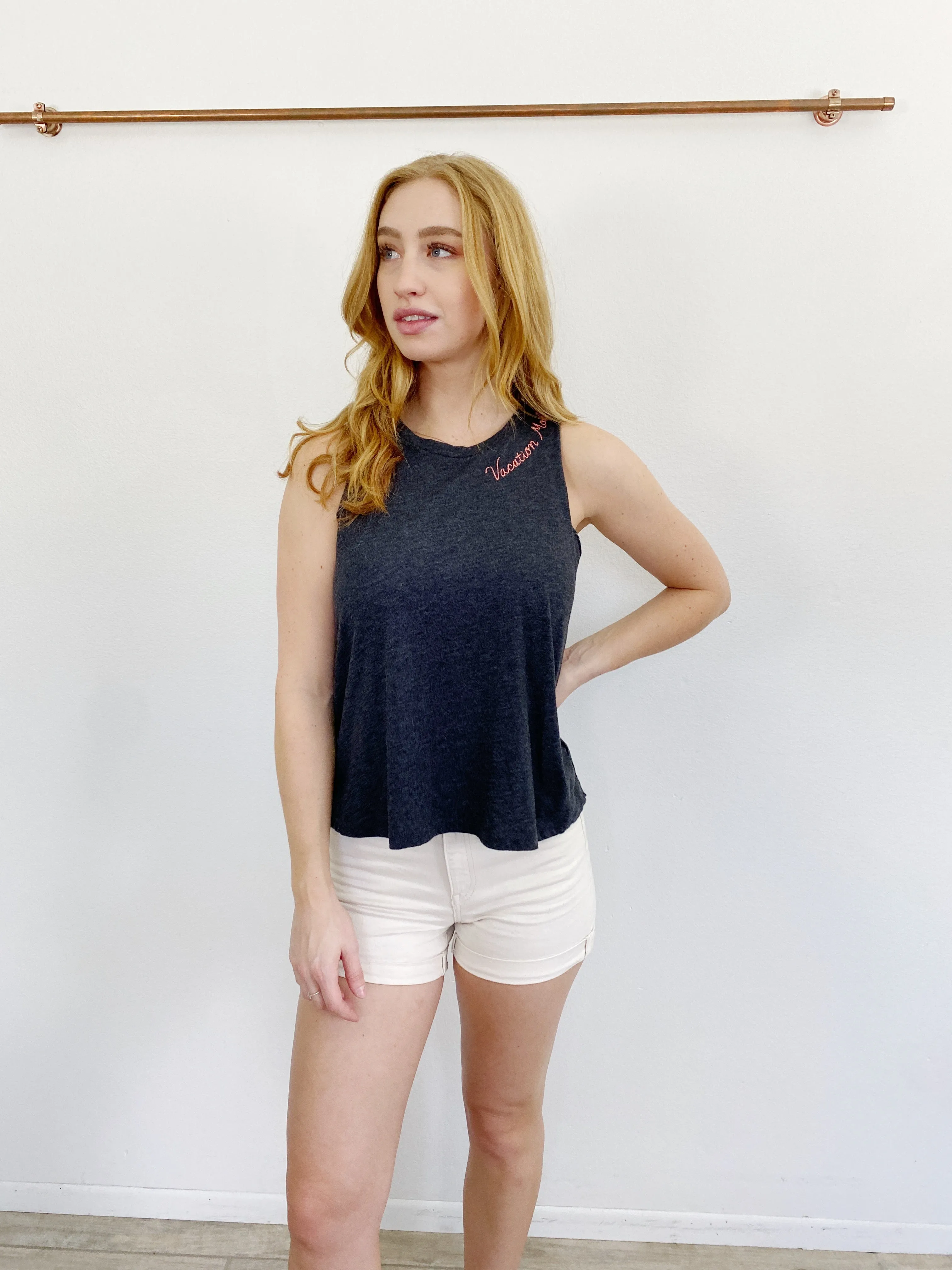Aero Vacation Mode Muscle Tank Top Medium