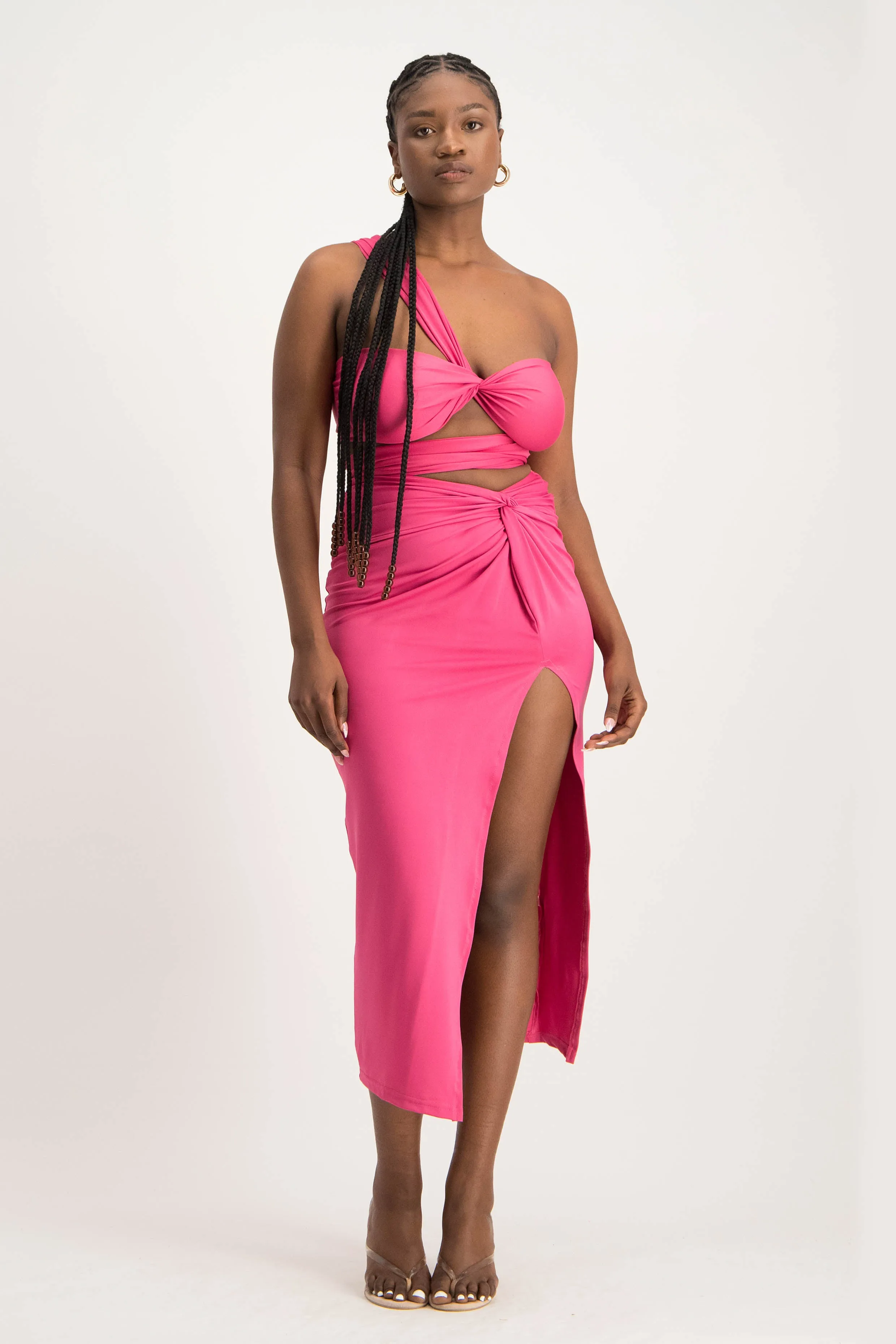 Sarong Skirt with Knot Detail